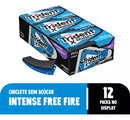 12 unidades Trident chiclete intense 26,6g edição especial free fire