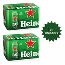 2 Fardos Cerveja Heineken Latão 473ml - 24 Latas