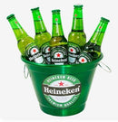 Balde De Gelo Heineken Alumínio 6 Litros Cor Verde